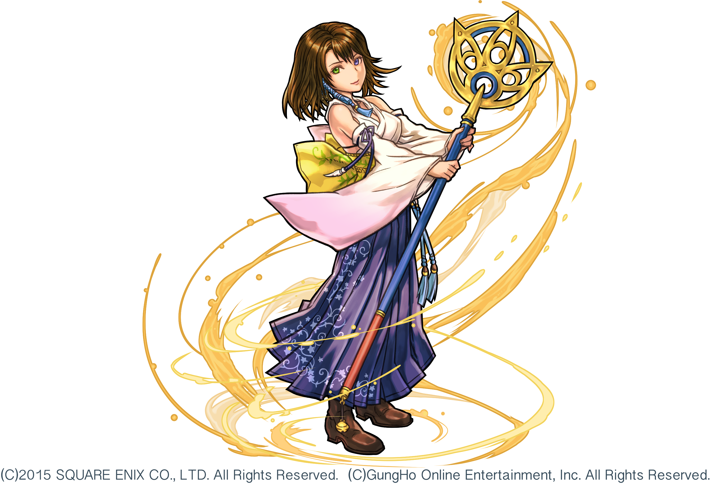 Pad Ff Yuna (2769x1886), Png Download