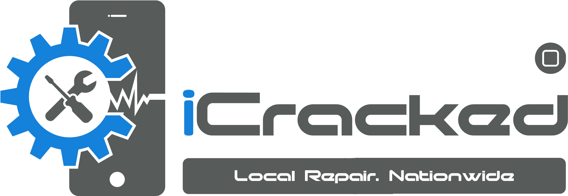Icracked Logo (1948x670), Png Download