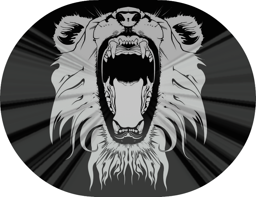 Masquerade - Stickalz Llc Wall Decal Cat Wild Tiger Growls Canines (886x682), Png Download