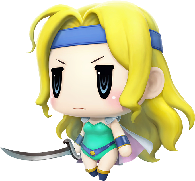 Woff Celes - World Of Final Fantasy (692x645), Png Download