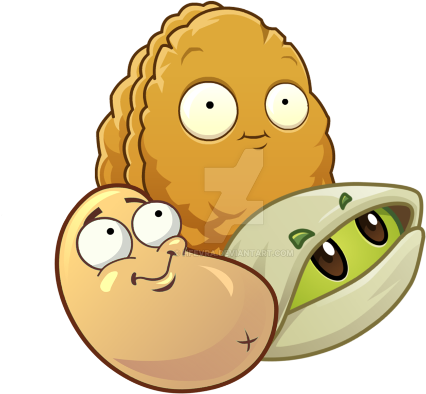 Plants Vs Zombies Nuts - Plants Vs Zombies 2 Heal Flower (947x843), Png Download