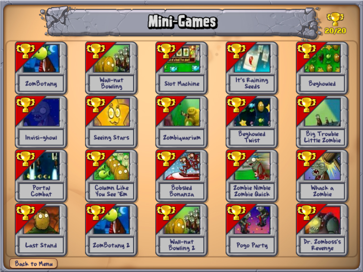 Zombies Tro Choi Zombie Vs Plant - Pvz All Mini Games (1600x900), Png Download