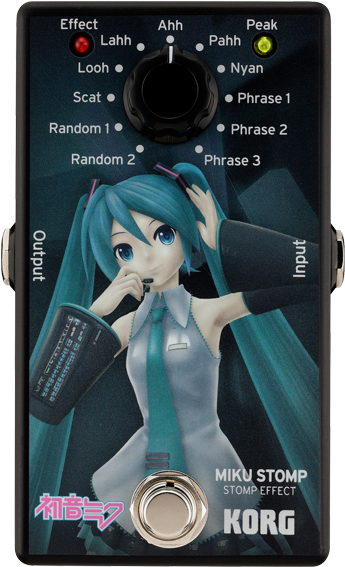 Miku Stomp, A Bizarre Guitar Effects Pedal That Turns - Korg Miku Pedal (1200x600), Png Download