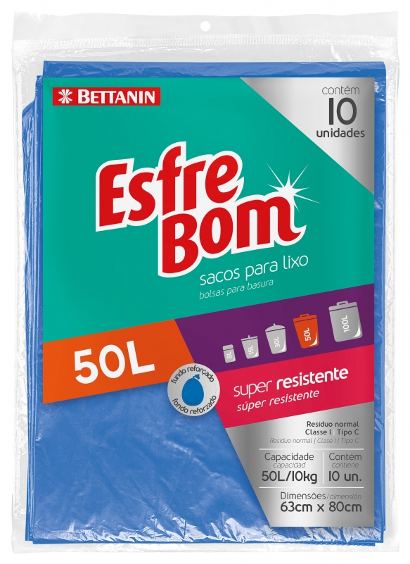 Esfrebom Trash Bag - Esfrebom Ions De Prata (800x800), Png Download