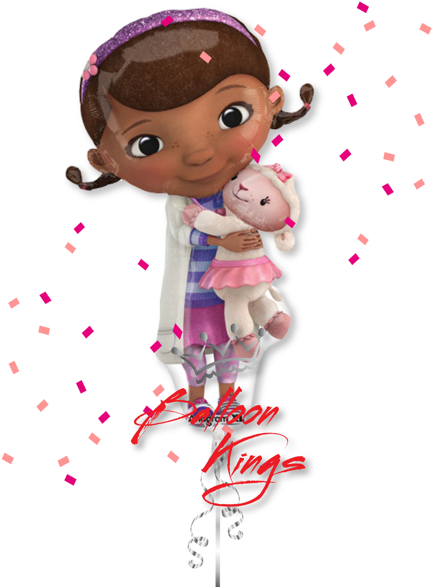 Doc Mcstuffins Shape - Disney Doc Mcstuffins Supershape Foil Balloon (1280x1280), Png Download