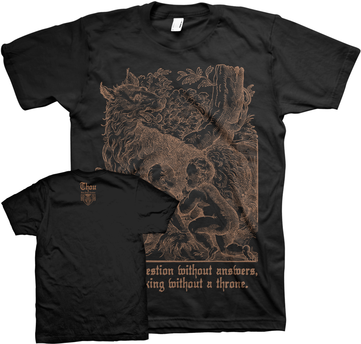 Thou "rhea Sylvia" Black - Patient Man Cult Leader (1200x1200), Png Download