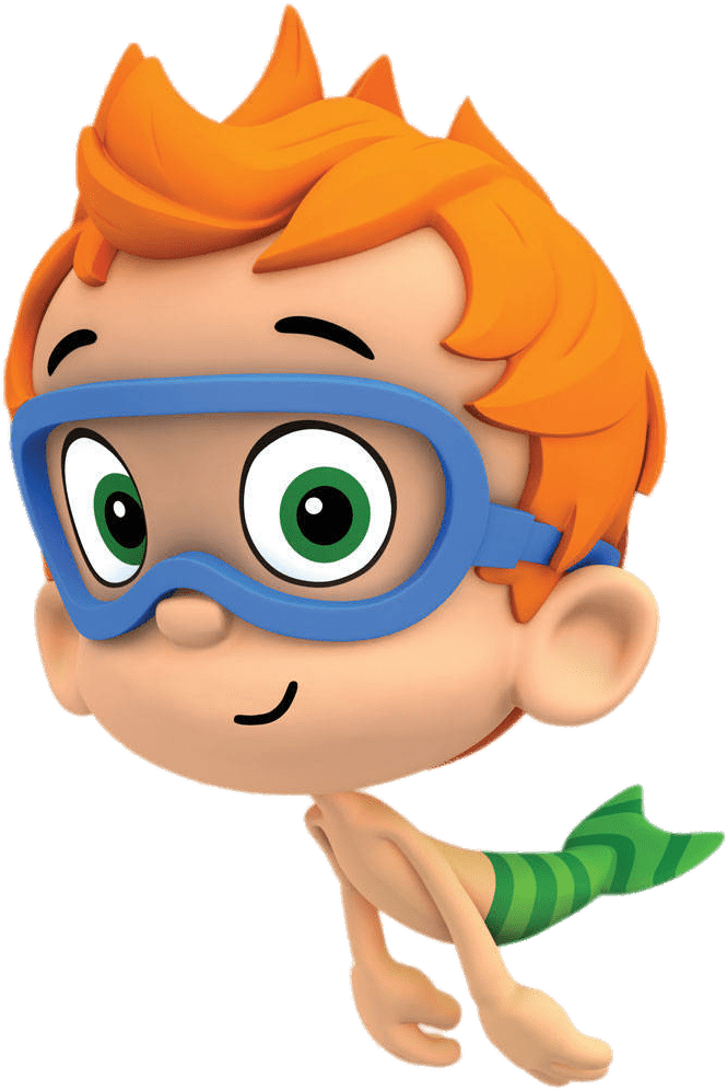 Bubble Guppies Nonny Swimming - Nonny Bubble Guppies (773x1000), Png Download