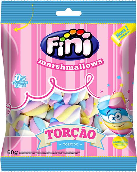 Marshmallows Fini - Marshmallow Torção (600x600), Png Download