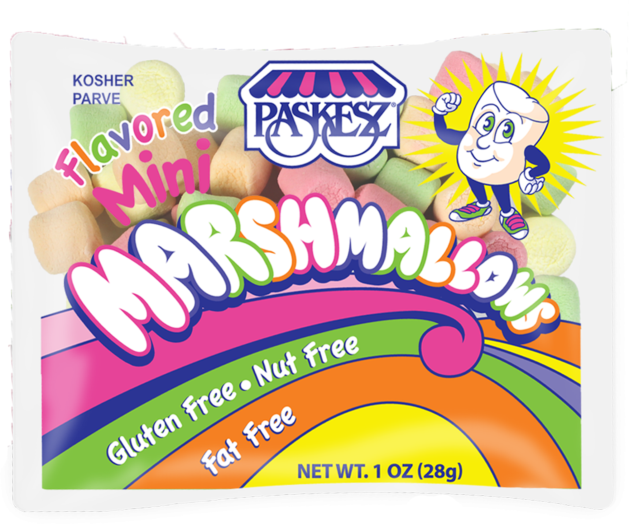 Mini Flavored Marshmallow Snack - Brother Tz 131 Printer Tape - 1 Pcs. (2236x2236), Png Download