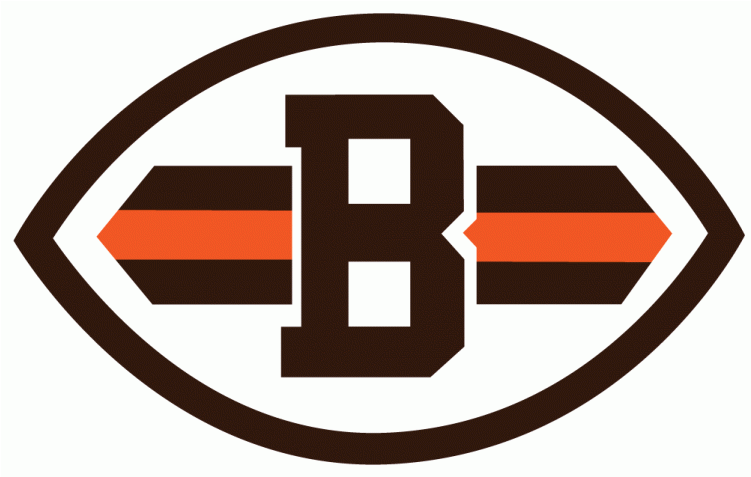 Cleveland Browns Iron Ons - Logo Cleveland Browns Symbol (750x930), Png Download