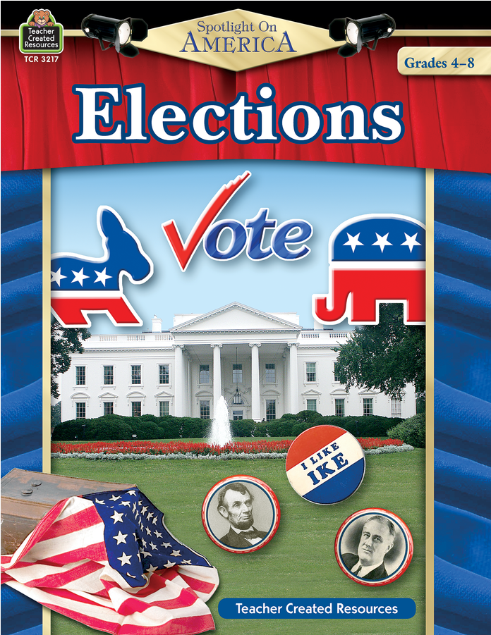 Tcr3217 Spotlight On America - Spotlight On America: Elections (900x900), Png Download