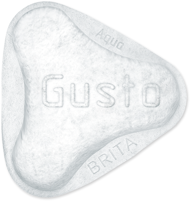 Brita Filter Aquagusto Top View - Brita Aqua Gusto 250ltr Tank Filter For Coffee Machines (880x880), Png Download