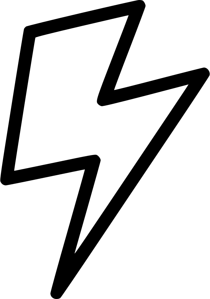 Png File - Thunder White Png (688x980), Png Download