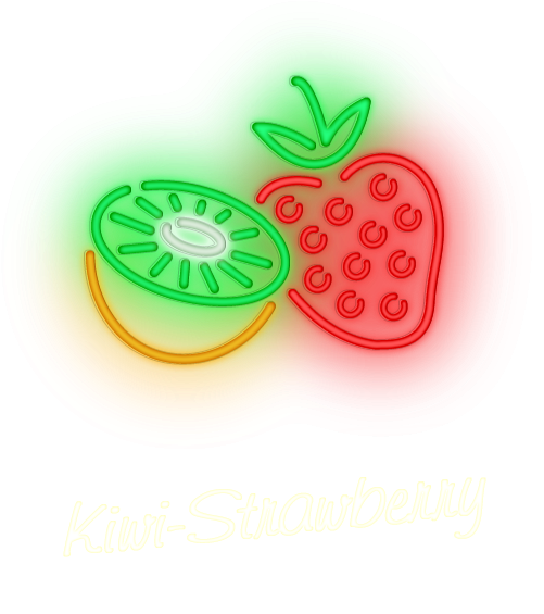 Delicious, Electric Flavors - Neon Strawberry Png (536x700), Png Download