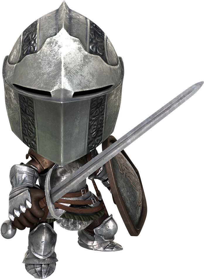 Knightpose - Little Big Planet 3 Costumes Dark Souls (1200x1200), Png Download