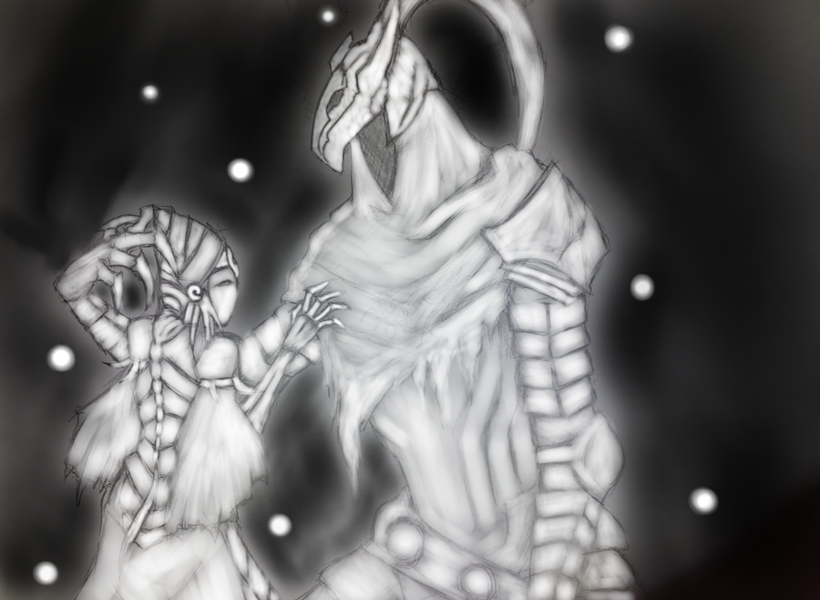 Clip Art Stock Dark Souls Fanart By - Dark Souls 4 Ciaran And Artorias (900x658), Png Download