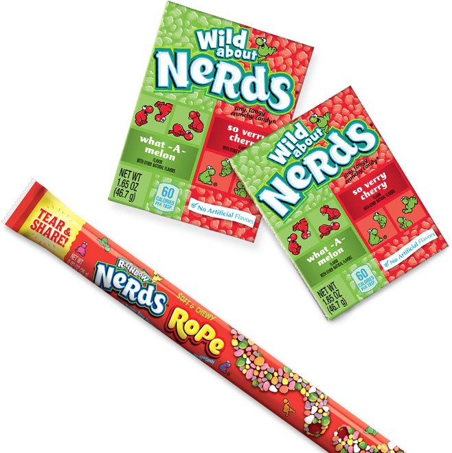 Keyboard Arrow Right - Nerds Watermelon And Cherry Candy 1.65 Oz. Box (658x660), Png Download