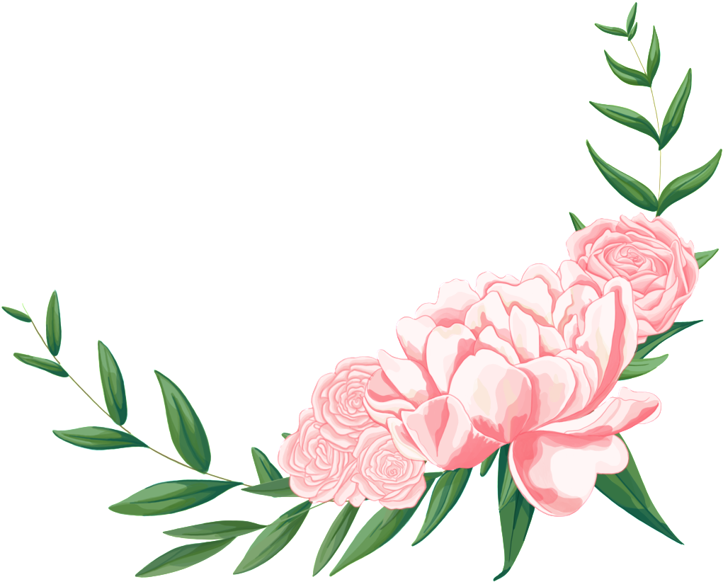 Hand Painted Fresh Notebook Foot Flower Png Transparent - Portable Network Graphics (1024x831), Png Download