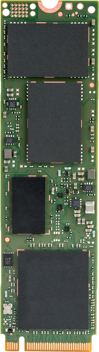 Front Flat - Intel 256 Gb Internal Ssd Pci Express 3.0 X4 (nvme) (1250x1250), Png Download
