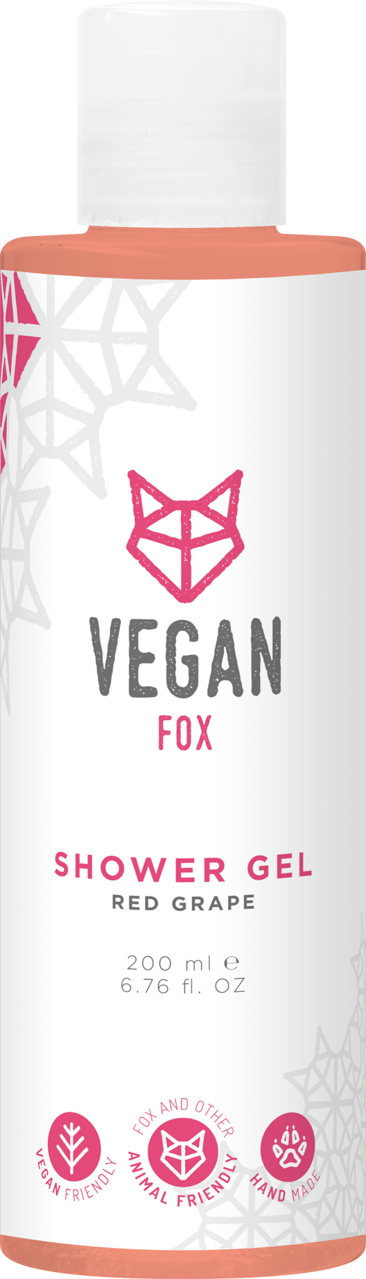 Sarkano Vīnogu Dušas Želeja 200 Ml ℮ - Cleanser (528x1842), Png Download