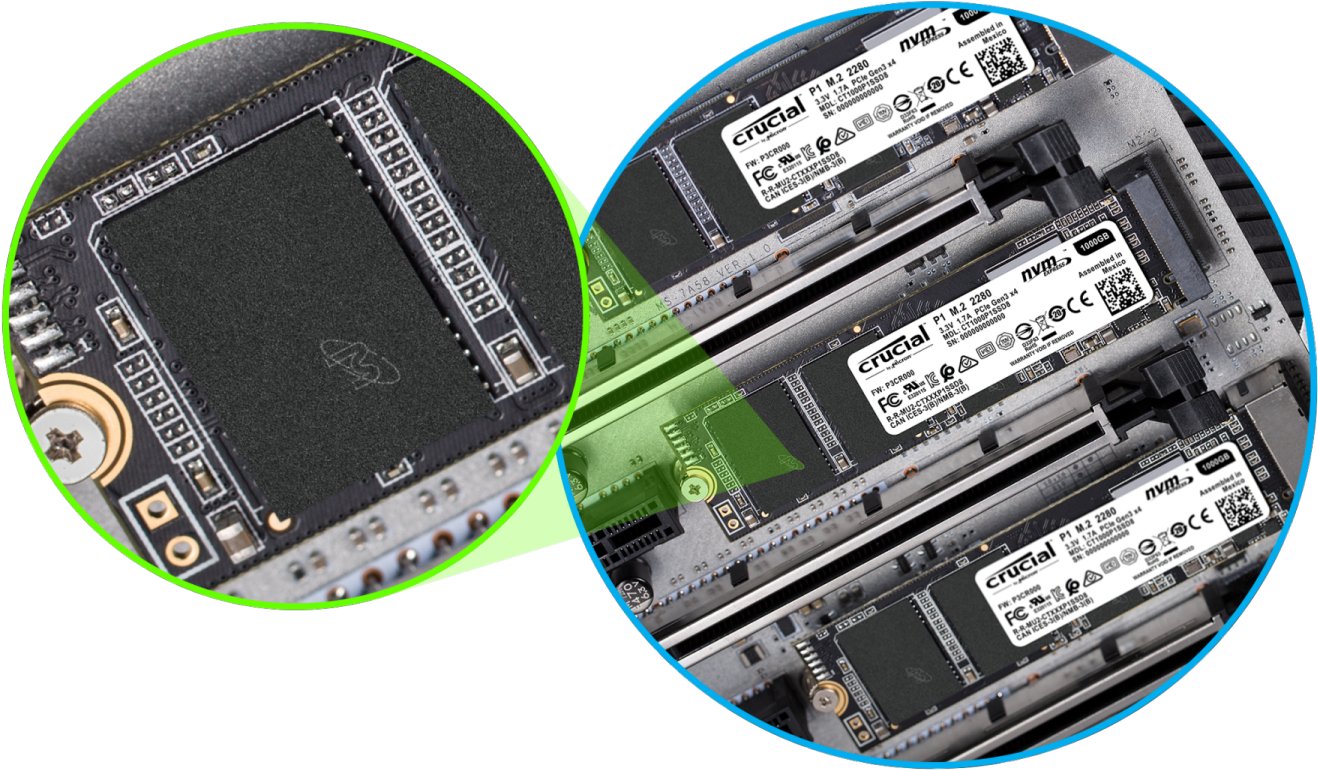 With Thousands Of Hours Of Micron Pre Release Validation, - Crucial P1 3d Nand Nvme Pcie M.2 Ssd (1500x848), Png Download