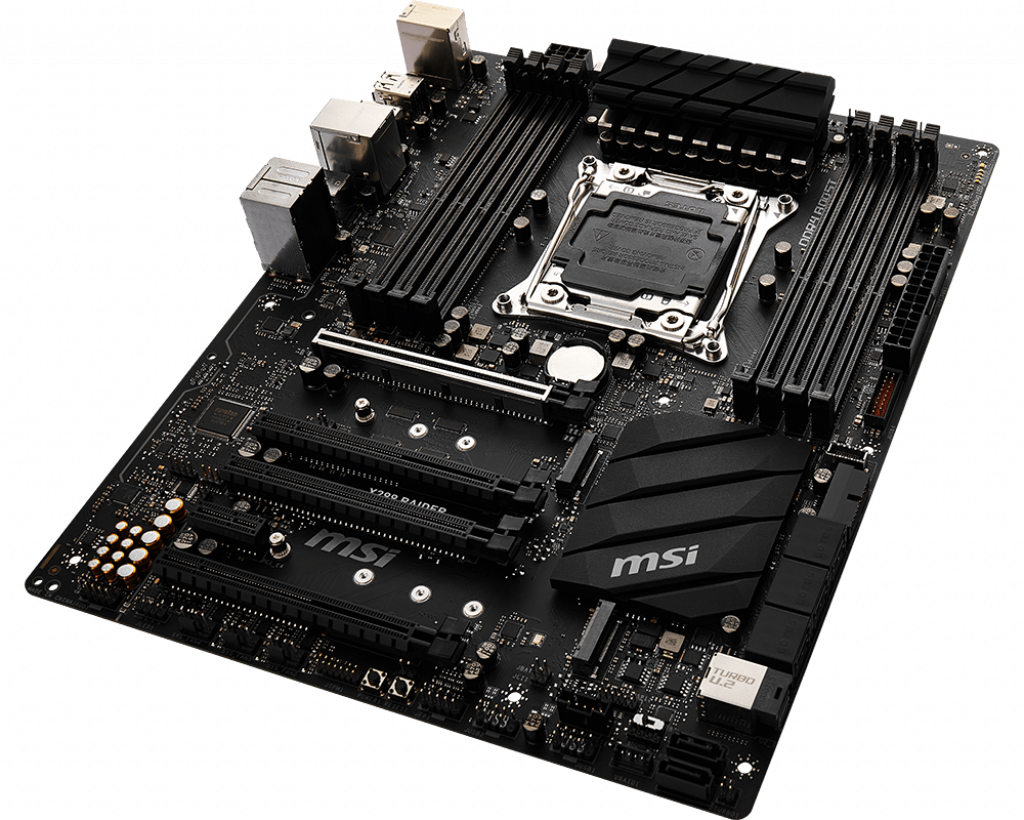Gallery For X299 Raider - Msi X299 Raider Motherboard (1024x820), Png Download