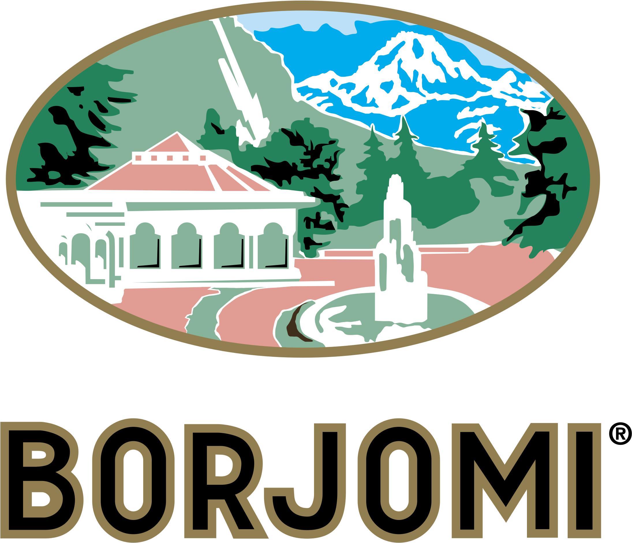 Borjomi 01 Logo Png Transparent - Borjomi Logo (2400x2400), Png Download