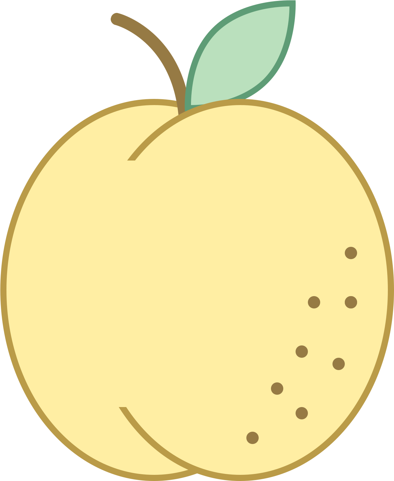 Apricot Icon - Icon (1600x1600), Png Download