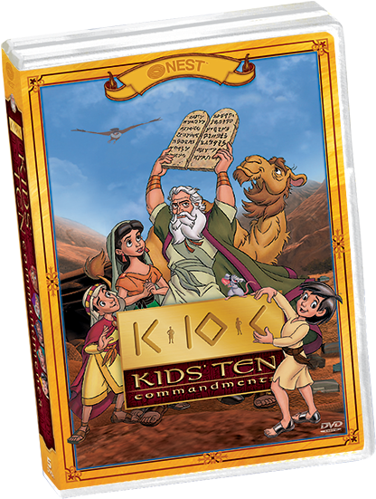 Kids 10 Commandments Multipack - Kids Ten Commandments Dvd (600x625), Png Download