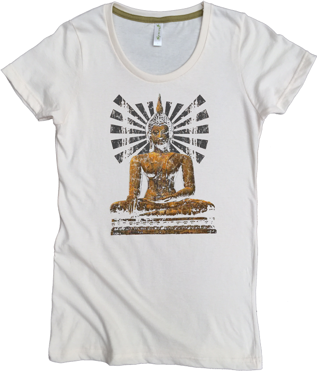 Sun Buddha W Natural - T-shirt (792x782), Png Download