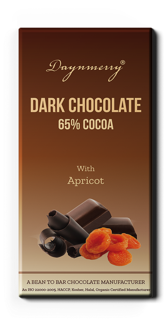 65% Dark Chocolate With Apricot - Dark Chocolate (1160x1380), Png Download