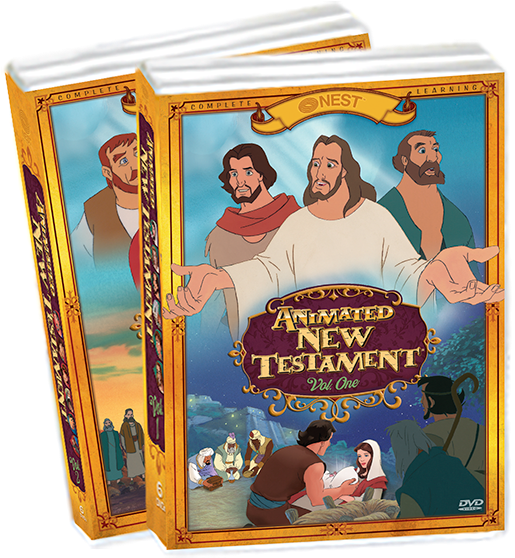 Animated New Testament Video Series - Living Scriptures New Testament (600x618), Png Download