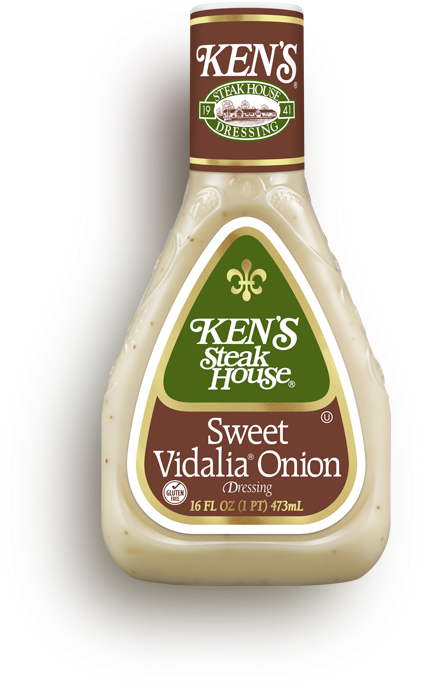 Sweet Vidalia Onion Chicken Thighs With Caramelized - Kens Steak House Dressing, Balsamic With Honey - 16 (530x736), Png Download