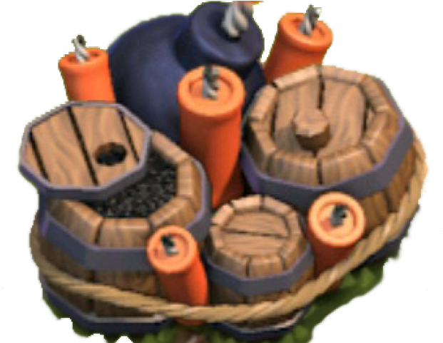 Lvl 3 Giant Bomb Coc (640x480), Png Download