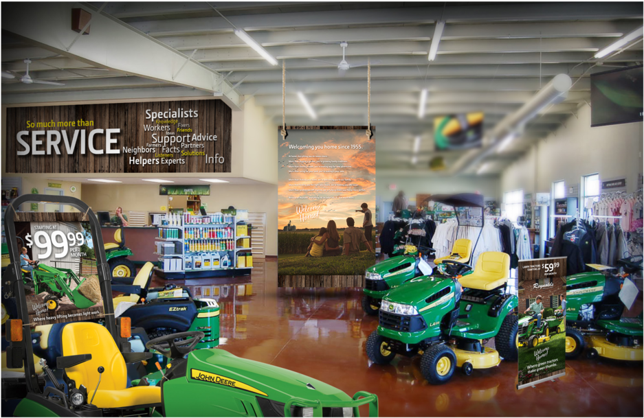 In Store Header - Tractor (1000x673), Png Download