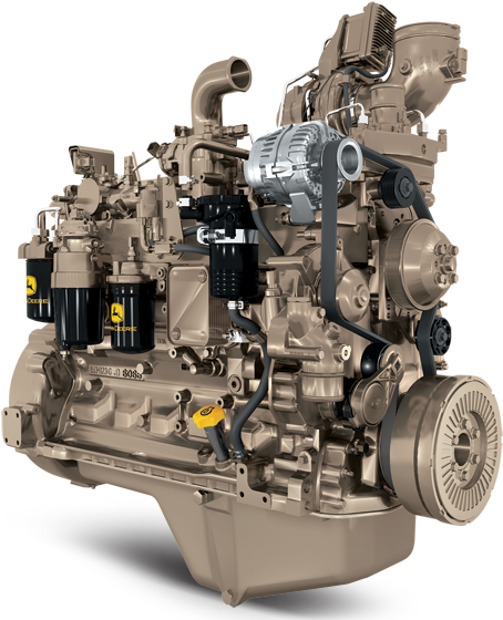 A Propos De John Deere - John Deere Ft4 Engine (594x570), Png Download