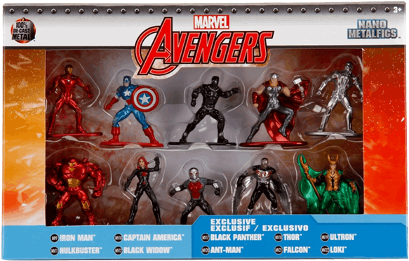 1 Of - Jada Toys Marvel Nano Metalfigs (600x600), Png Download