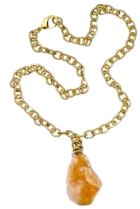 Necklace - Amber (480x718), Png Download