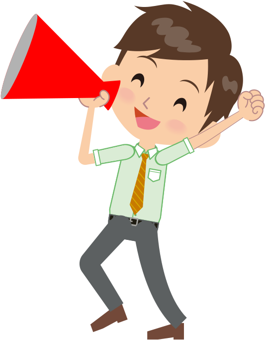 Happy Marketing Guy - Cartoon (800x800), Png Download