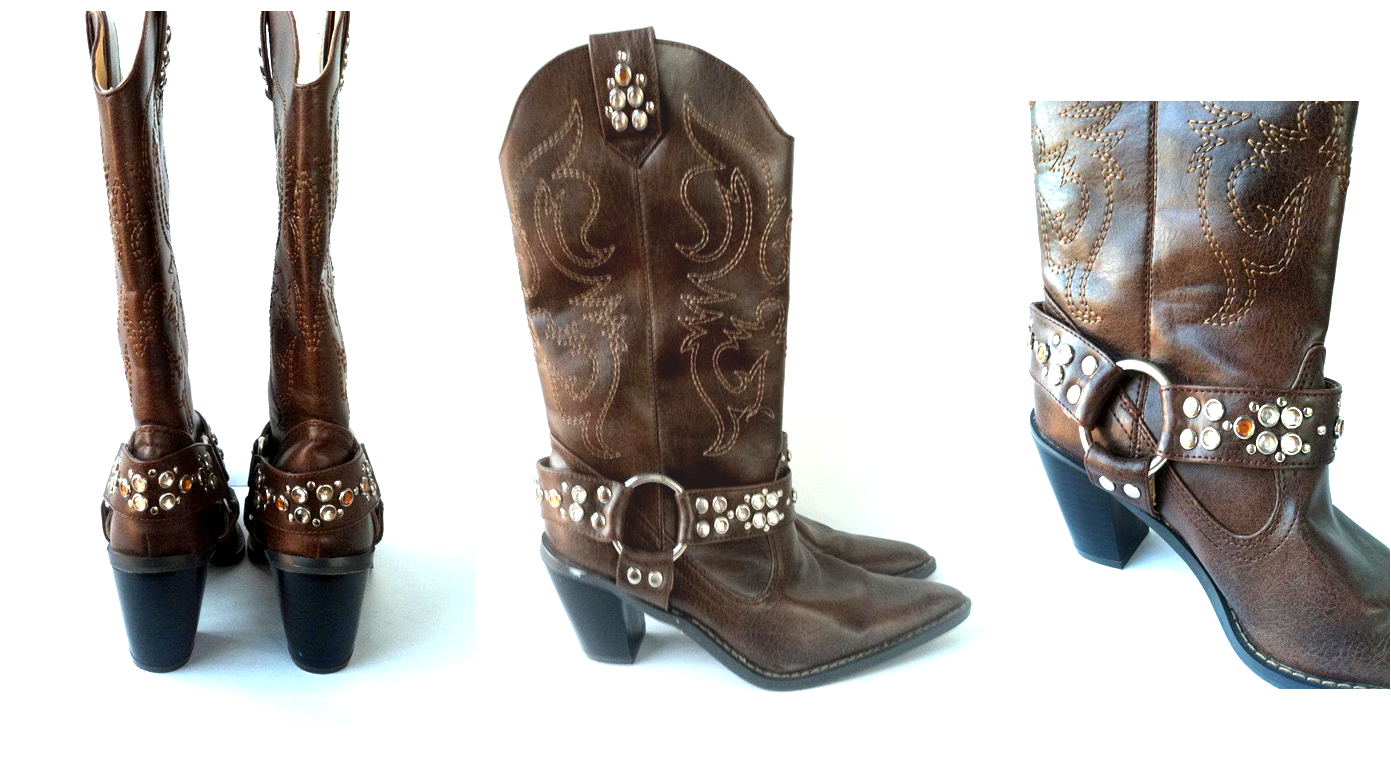 Blinged Out Cowgirl Boots - Riding Boot (1391x767), Png Download