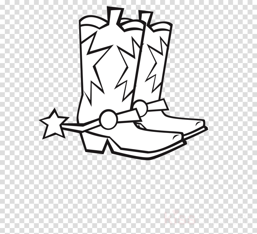 Download Outline Of Cowboy Boots PNG Image with No Background - PNGkey.com