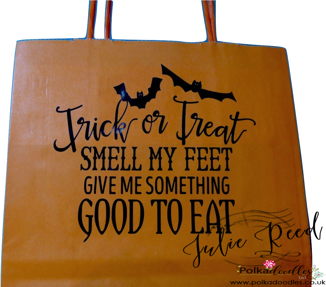 I Look Forward To Seeing All Your Lovely Makes This - Trick Or Treat Phrase (1161x974), Png Download