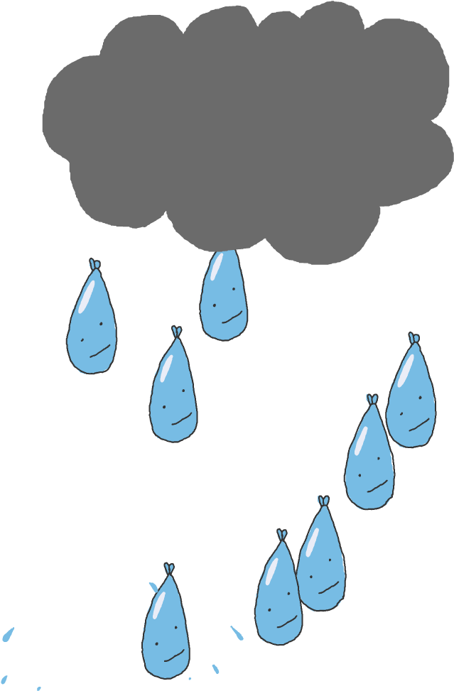 Sad Water Sticker By Buzzfeed Animation - Gif (1080x1080), Png Download