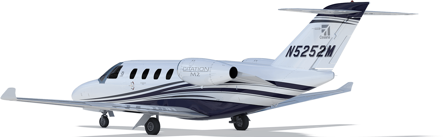 100% - Cessna Citationjet/m2 (1877x465), Png Download