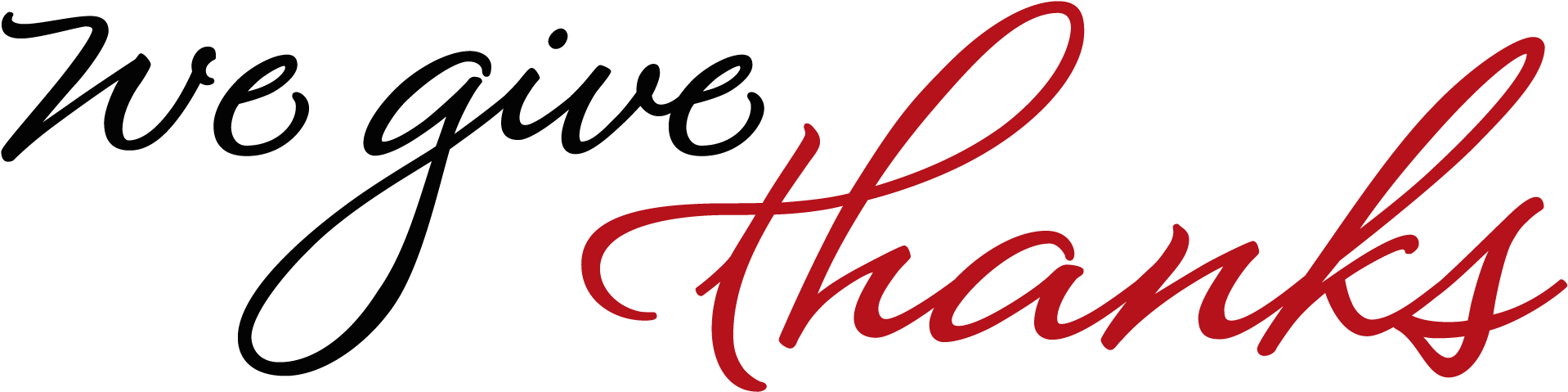 Give Thanks Png (2051x525), Png Download