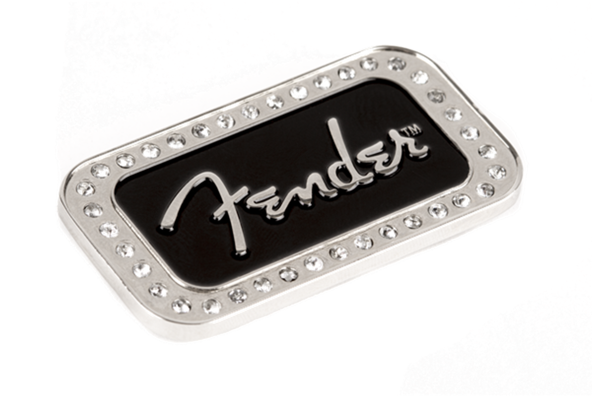 Click To Enlarge - Fender Guitars Official Rhinestone Magnet 910-0286-000 (1200x1200), Png Download