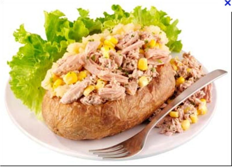 Jacket Potato Tuna Sweetcorn (800x800), Png Download
