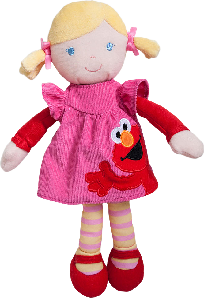 Sesame - Sesame Street Rag Doll - Yellow Hair (666x969), Png Download