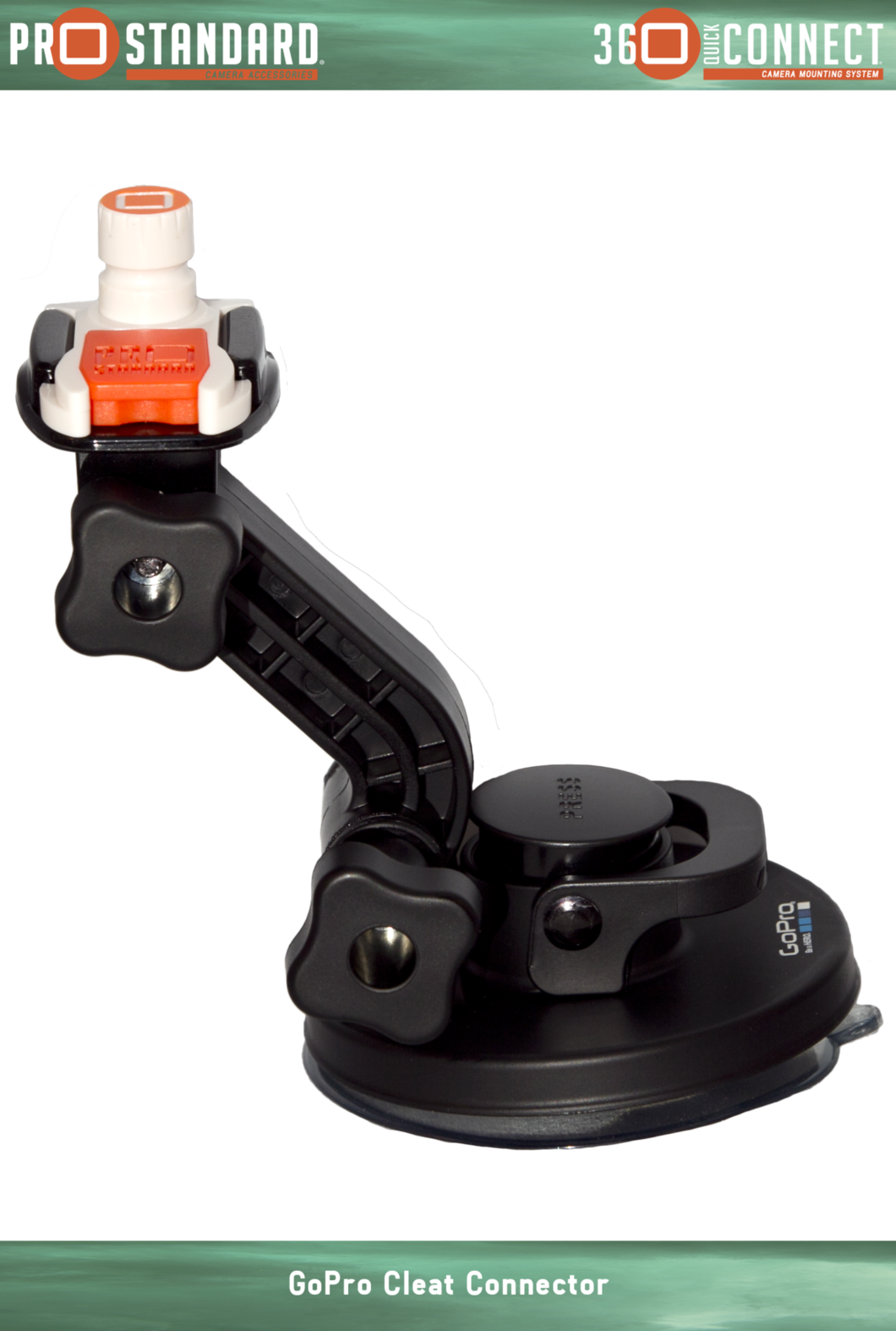 360 Quick Connect Gopro Cleat Connector For Gopro Cameras - Gopro (1060x1574), Png Download