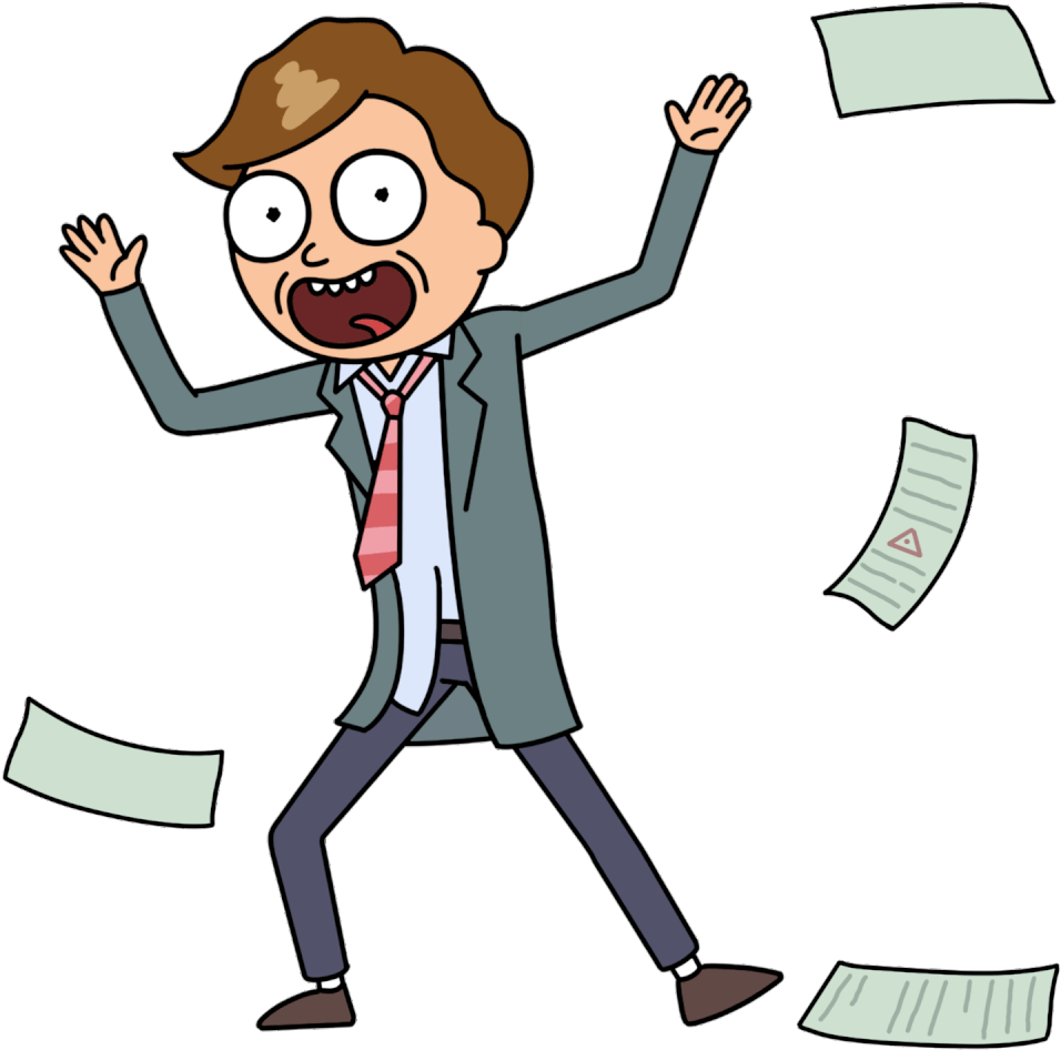 Rickandmorty Lawyermorty1500 V2 (1000x1000), Png Download